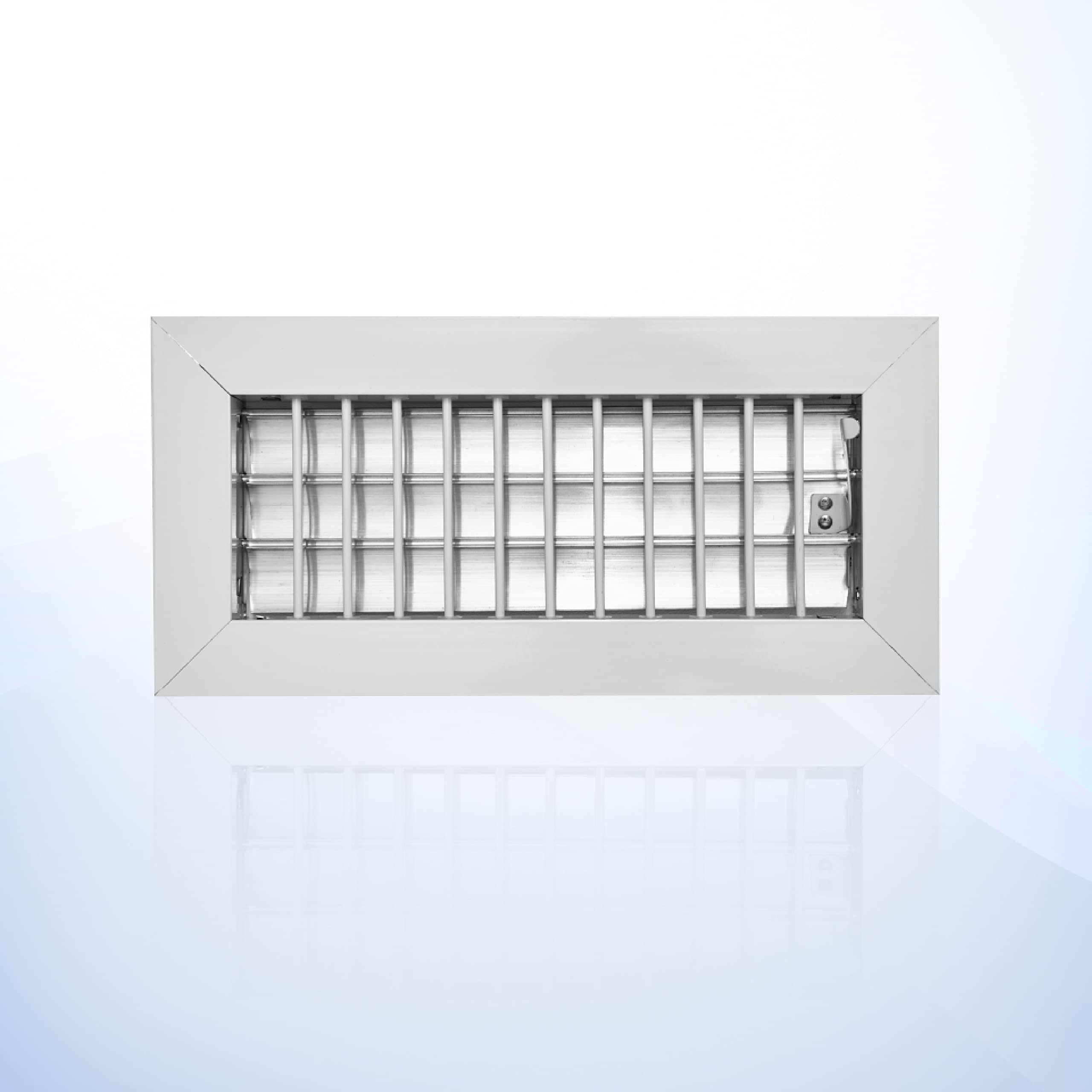 [10 x 4 Duct Hole] Vent Cover. Aluminum Single Deflection Adjustable Air  Supply HVAC Sidewall or Ceiling Grille Register with Multi-Shutter Parallel 